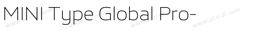 MINI Type Global Pro字体转换 MINI Type Global Pro字体转换